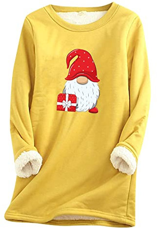 NNGOTD Basic Pullover Damen schwarz Damen Sweatshirt mit Kapuze Taupe Crop Hoodie Damen grau Eiskunstlauf Jacke Damen Weste Damen leicht Langarmshirt Damen Weiss Set weihnachtsmotiv Tuniken Tee Tops