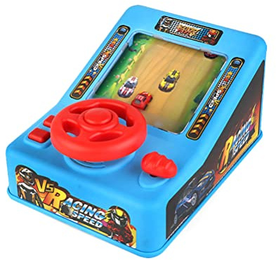 Rennabenteuerspielkonsole mit Radsimulationssound, Geburtstagsgeschenk fürund Erwachsene (Blinken