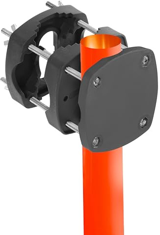 4happy Sonnenschirmhalter SunnyBoy 3.0 - Platzsparender Ersatz für Sonnenschirmständer, Schirmhalterung bis zu 2m, Funktionale und Robuste Schirmhalterung, Schwarz