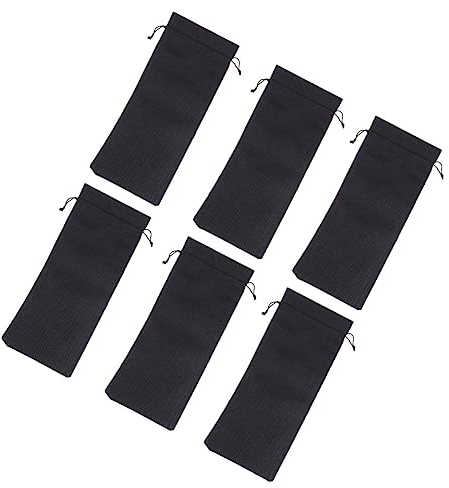 CIYODO 6stücke Jutebeutel Für Weinflaschen Mit Kordelzug Geschenkbeutel Flaschenverpackung Aus Sackleinen Wiederverwendbar Für Standardflaschen
