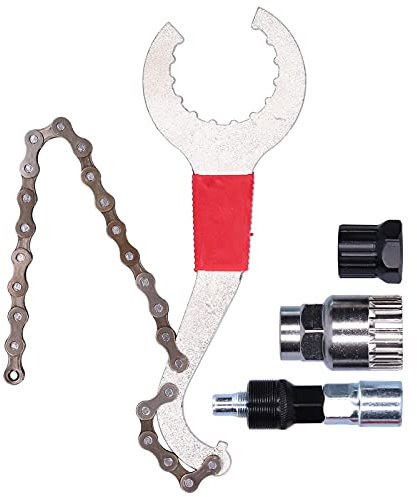 Kassetten-Sicherungsring-Werkzeug, Kettenpeitsche, Fahrrad-Werkzeug, Kettenpeitsche, Fahrrad-Kettenrad-Entferner, 3-in-1-Fahrrad-Reparatur-Set, Kassetten-Entfernungswerkzeug,