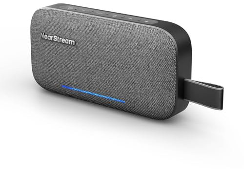 NearStream Bluetooth Speaker with Microphone, Powerful Sound, Portable with 15H Playtime, Wireless Multiple Support