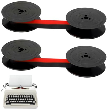 ZMDMAH 2 st färgband skrivmaskin för Gr1/Olympia/Din2130/2103 skrivmaskin, typwriter skrivmaskinband, skrivmaskin färgband 53 mm diameter, skrivmaskin mekanisk