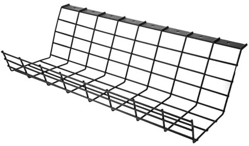 VILLCASE Wire Storage Rack under Desk Cable Organizer Holder for Office Table Cord Management Iron Material Non-nailed Design