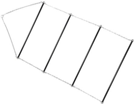 Jeffergarden Satteldecke Rack, 4 Schichten Sattel -Pad -Kleiderbügel Einstellbar Faltbar und für Pferdestabilanhänger