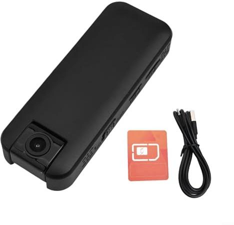 Telecamera da cruscotto per auto 4K Ultra HD 4G con accesso remoto al telefono, rilevamento del movimento, grandangolo a 115°, obiettivo rotante a 180°, controllo app mobile e supporto scheda TF da