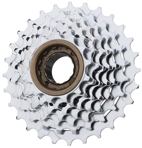 GUOFANG Roue Libre de vélo, Roue Libre Multi-Vitesses, Aluminium, VTT et vélo Pliable, composant Universel (7 Vitesses (13-28 Dents))
