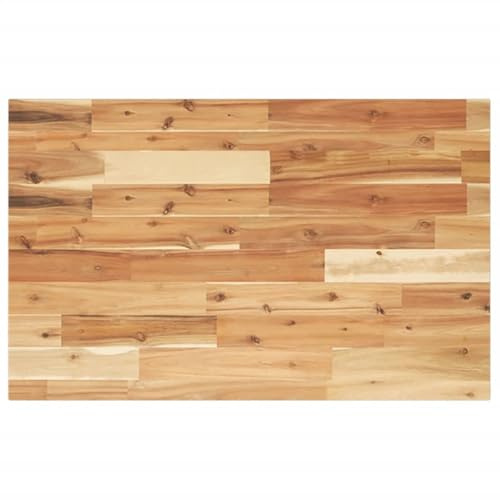 Tonture Tapa de lavabo de madera maciza de acacia con revestimiento de aceite, 60 x 50 x 2 cm, versátil como estante, armario para lavabo o mueble de baño para baño y WC