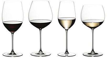Riedel Ridel Veritas Gläser-Set, Kristall, transparent, 9.5 x 9.5 x 27.5 cm, 4