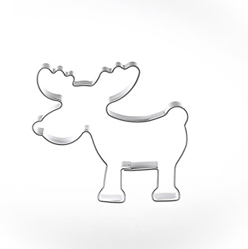 Formina Elch 6,3 cm Edelstahl Ausstecher Ausstechform Keksausstecher Elch Rentier