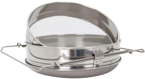 Filtro da miele a doppio strato setaccio con supporti in acciaio inossidabile per apicoltura