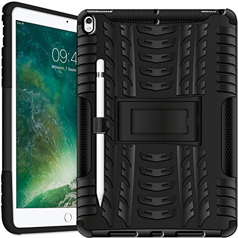 Verco Funda iPad Air 3 10.5 Pulgadas 2019, Carcasa a Prueba de Golpes, Resistente a los Impactos Funda [A2152/A2123/A2153/A2154], Negro