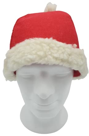 Dufte Momente Saunahut Santa reine Baumwolle Filz Saunamütze Filzkappe