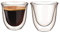 Aqualogis Bicchiere termico a doppia parete per espresso, doppio cremona, set da 2 (80 ml)