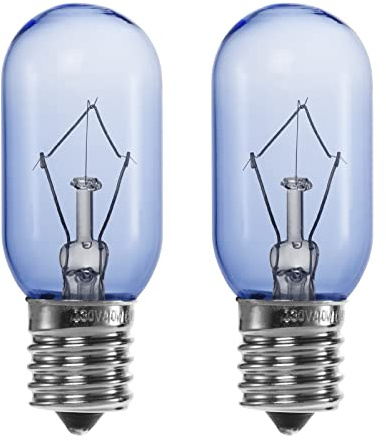 297048600 Refrigerator Light Bulb 40W FOR Frigidaire Kenmore Whirlpool KitchenAid Electrolux 241552802 AP3770086 AP3867287 AH976993 EA976993 EA1149215 Fit T8 E17 Refrigerator Light Bulb - 2 Pack