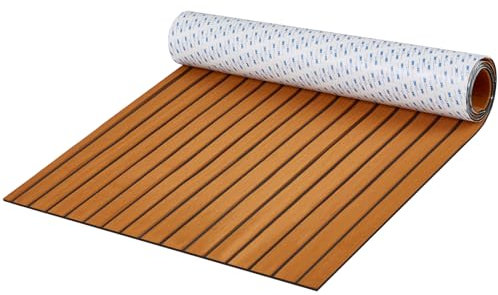 VEVOR Bootsboden, Eva-Schaum-Bootsdeck, 2400 x 900 x 6 mm, Rutschfester, Selbstklebender Bodenbelag, 21600 cm² großer Meeresteppich für Boote, Yachten, Pontons, Kajakdecks