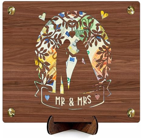 Hochzeitsgeschenk Geld, Hochzeitsgeschenke für Brautpaar Geld, Hochzeitsgeschenk Holz, Geldgeschenke Zur Hochzeit, Geldgeschenke Hochzeit Originell Verpacken