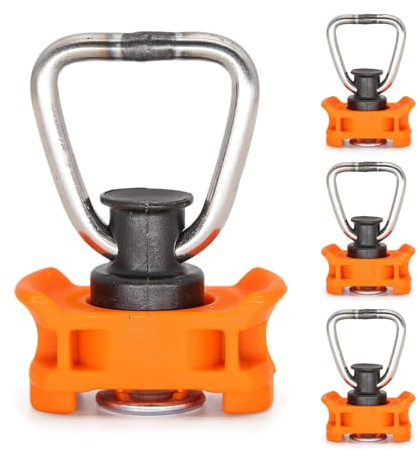 Ukbzxcmws Rieles de amarre robustos con muelle de retorno para carriles de aerolíneas seguros autocaravanas garajes de remolques