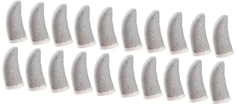 FOMIYES 2 Sätze Spiel Knöchel Schwarze Fingerlose Handschuhe Achsel Griff Finger Sleeve Ankle Brace Langlebiger Fingerschutz Anti-schweiß- Silberne Faser 10 Stück * 2