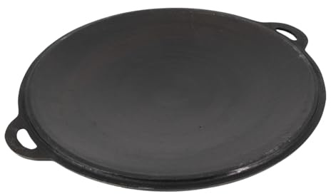 DAVR METALL Gusseisen Sadzh Deckel für Kasan, 12 Liter, Schwarz