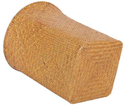 VALICLUD Cesto de Basura de Mimbre Cesta Tejida Capacidad Grande Uso Baño Cocina Sala Decoración para Hogar Práctica y Duradera Diseño Abierto
