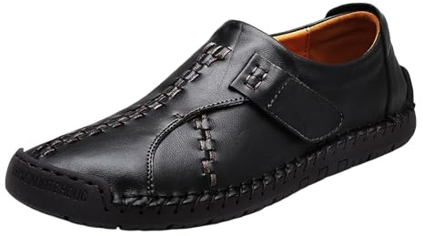 JokeLomple Zapatos de Senderismo sin Cordones para Hombre Ancha Transpirables Deporte Calzado Suela de Caucho Botines Medievales para Hombre Ancha Transpirables Deporte Calzado