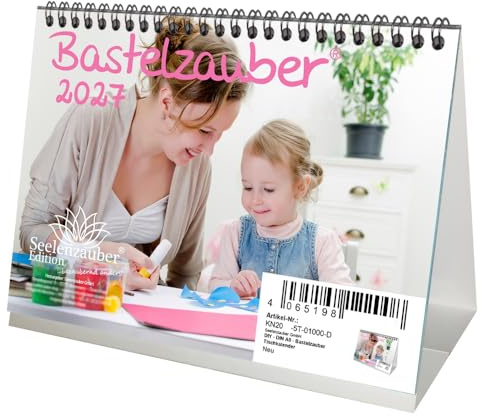 DIY - DIN A5 - Bastelzauber Tischkalender für 2027 - Seelenzauber Fotokalender Bastelkalender Basteln