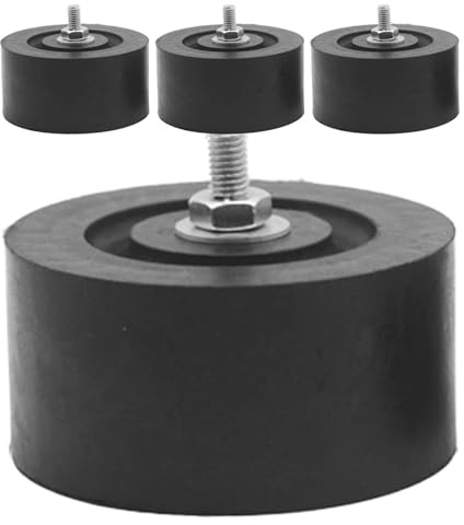 Anti-Vibrationspads für Klimaanlage, -Set (4 Stück) 80 mm 85 mm Größen | Anti-Vibrations-Fußstütze, AC-Rauschunterdrückungsmatte, Wohnungshöhenerhöhungsstabilisator