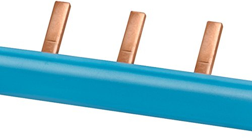 Barra colect Clavija, monofas 10 mm2, 13 Clavijas, aisl Azul