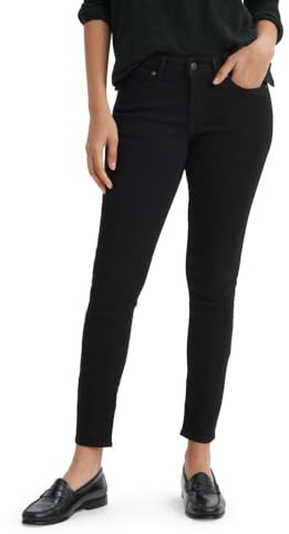 Levi's Women's 710 Super Skinny Jeans, Soft Black, 26W x 28L