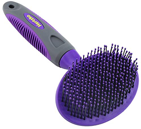 Hertzko Dog Brush - Soft Pin Bristle Pet Brush for Dogs and Cats - Remove Fur, Loose Hair - Comb for Grooming - Dog Brush for Long Haired Dogs and Short Haired Dogs, Cats, Rabbits - Deshedding Tool