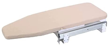 planchador desplegable y extraíble, para muebles, armario, vestidores, con guias de extracción total, color beige, ahorrar espacio de almacenamiento en muebles