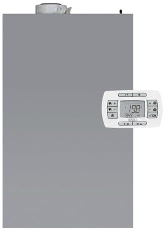 Baxi Luna Air 28 Caldaia Murale a Condensazione da Esterno a Gas Metano/GPL, Installazione Pensile o a Incasso, 77 x 47 x 23,8 Cm
