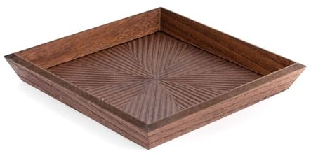 Bandeja Vaciabolsillos de Madera Marron Decape (Cuadrado)