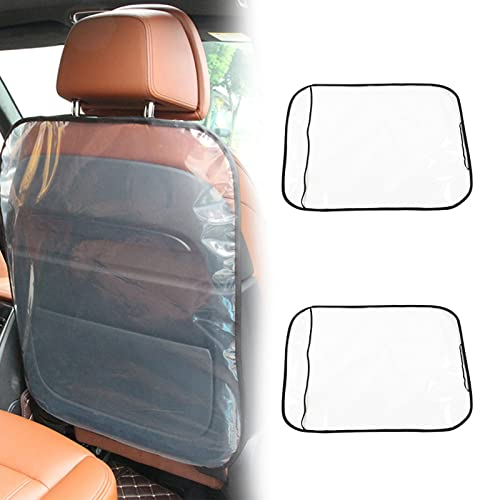 KARELLS Rückenlehnenschutz, Sitzschoner Auto Rückenlehne, Rückenlehnenschutz Auto Kinder,Auto Organizer,Organizer Auto Rücksitz Kinder, Wasserdichtes Plane Kick-Matten-Schutz