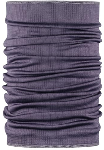 TODO Cache-Cou Thermique pour Homme et Femme, Tour de Cou Tubulaire Multiusage, à Séchage Rapide, Masque Respirant pour Moto, Cyclisme, Ski, Randonnée, Course à Pied - Gris
