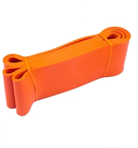 GIMIRO Fitnessband, 6 styrkenivåer motståndsband, träningsband för yoga, pilates, fysioterapi, styrketräning för män och kvinnor (orange)