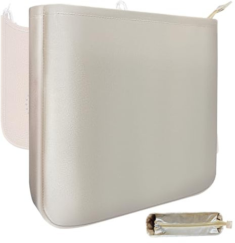 ONEDIAN Geldbörsen-Organizer-Einsatz für Hermes Evelyne16/29 Handtaschen – Seiden-Satin-Innenfutter mit Reißverschluss innen – kleiner Geldbörseneinsatz