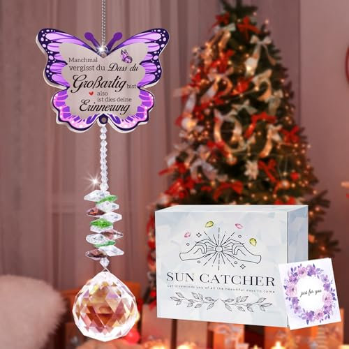 Geschenke für Frauen, Beste Freundin Geschenke - Sonnenfänger Geburtstagsgeschenk für Frauen, Geschenk Freundin Geburtstag, Geschenk für Mama Frau Schwester