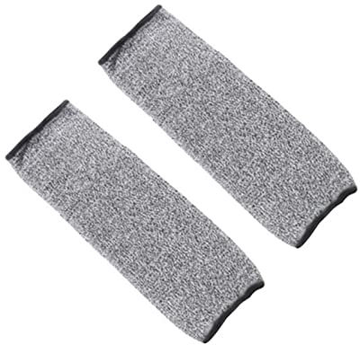 1 Paar Level 5 Sicherheitsmanschetten Schnittfeste Armschutzhandschuhe Schnittfeste Armschienen Schutz Atmungsaktive Schutzhandschuhe for den Haushalt for Metzgerfleischschneiden Austernschälen Küchen