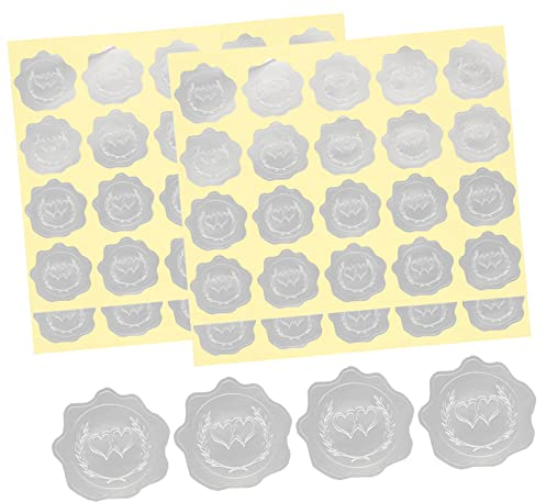 Lurrose 5blätter Hochwertige Siegelaufkleber Für Hochzeitskarten Mit Eleganten Selbstklebenden Etiketten Mattem Gold Und Silber Für Umschläge Diy-projekte Und Festliche Anlässe