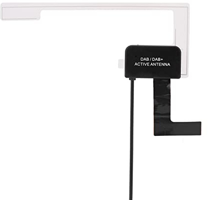 Antenne Dab de Voiture, Récepteur Radio Numérique de Voiture Dab, Récepteur Radio Facile à Installer, Connecteur Mâle MCX pour Système de Voiture