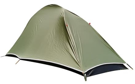 VONCYKI Ultraleichtes Campingzelt für 1 Person, Aluminiumstange, Outdoor-Wander-Zelt, wasserdicht, Rucksackzelt (grün)