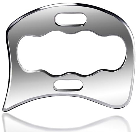 NZNZ WAXOD Muscle Scraper Stainless Steel Gua Sha Tool,IASTM Tools,Scraping Massage Tool, for Relaxing Soft Tissue, Reduce Leg,Shoulder,Neck, Back