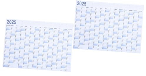 HAPINARY 2 Sets 2025 Wandkalender Dekorativer Kalender Planer Hängekalender Für Büro Zuhause Wohnheim