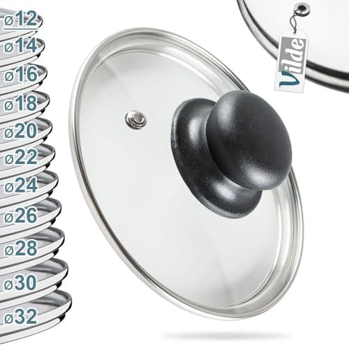 Glasdeckel Topfdeckel Pfannen-Deckel Universaldeckel aus Glas 12 cm