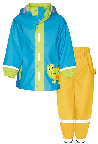 Playshoes Traje impermeable de dos piezas para barro, Pretina de cocodrilo, 104