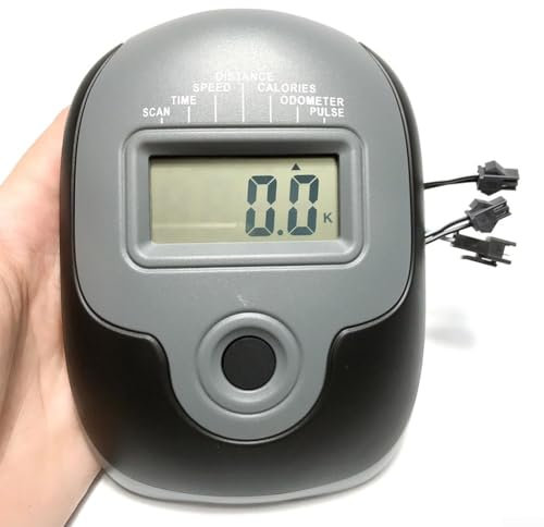 LCD Monitor Speedometer For Stationary Bikes,Exercise Bike Electronic Meter For Time Frequency Calories Heart Rate Monitor