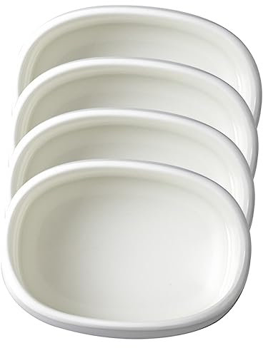 LIFKOME Caja De Almacenamiento De Cerámica Blanca Para Bolsitas De Té y Azúcar, Juego De 4 Piezas, Diseño Compacto y Resistente, Organizador Práctico Para Cocina y Comedor