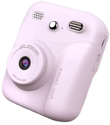 Appareil photo à impression instantanée pour enfants avec 1 rouleau de papier thermique pour photographie créative avec effets de filtre d'imagerie claire pour enfants